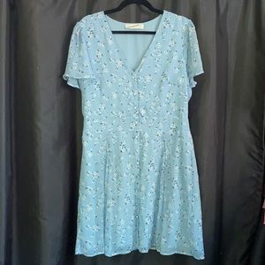 Blue Floral Abercrombie Dress